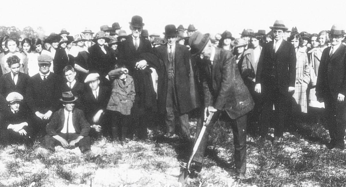 Holloway Hall Ground breaking photo